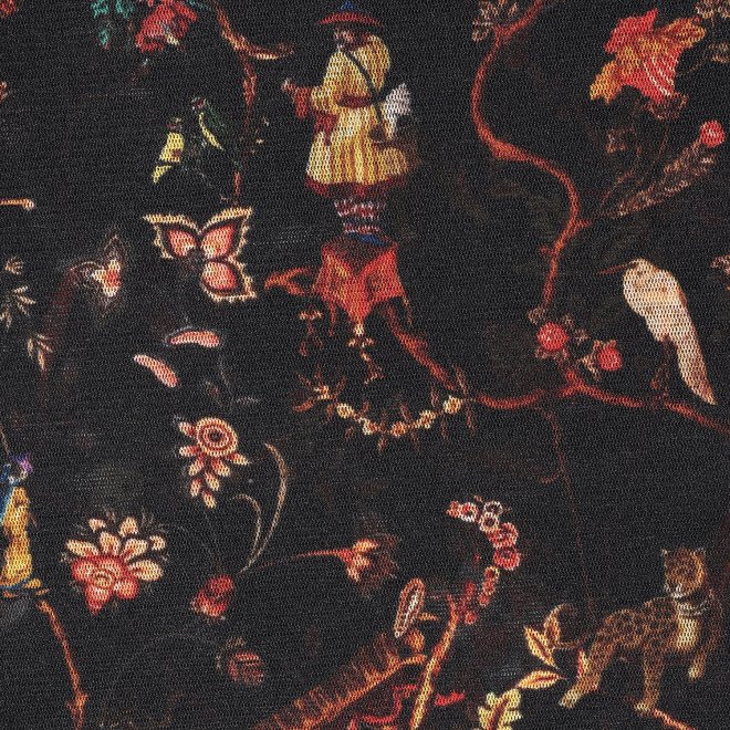 ANIMAL CHINOISERIE PRINT　ドレス 詳細画像 黒系マルチ 6