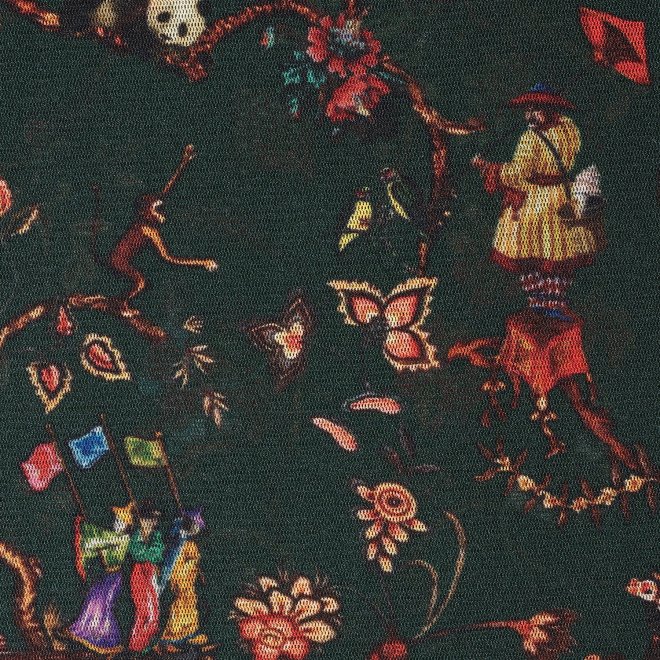 ANIMAL CHINOISERIE PRINT　ドレス 詳細画像 グリーン系マルチ 2
