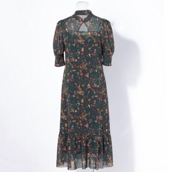 ANIMAL CHINOISERIE PRINT　ドレス 詳細画像