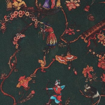 ANIMAL CHINOISERIE PRINT　ドレス 詳細画像