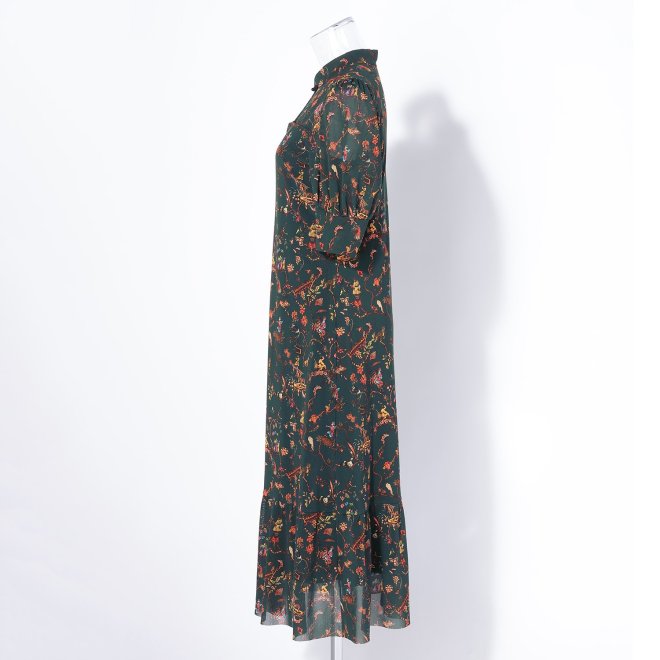 ANIMAL CHINOISERIE PRINT　ドレス 詳細画像 グリーン系マルチ 2