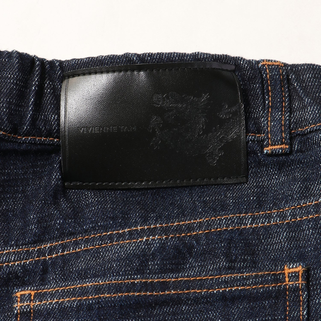 【期間限定】FRINGE DENIM　パンツ 詳細画像 ネイビー 9