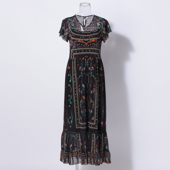 IMPERIAL PALACE DOOR PRINT NETTING　ドレス 詳細画像
