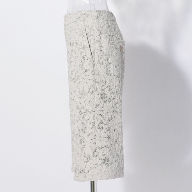 【期間限定】FLOWER LACE　パンツ 詳細画像 ライトグレー 6