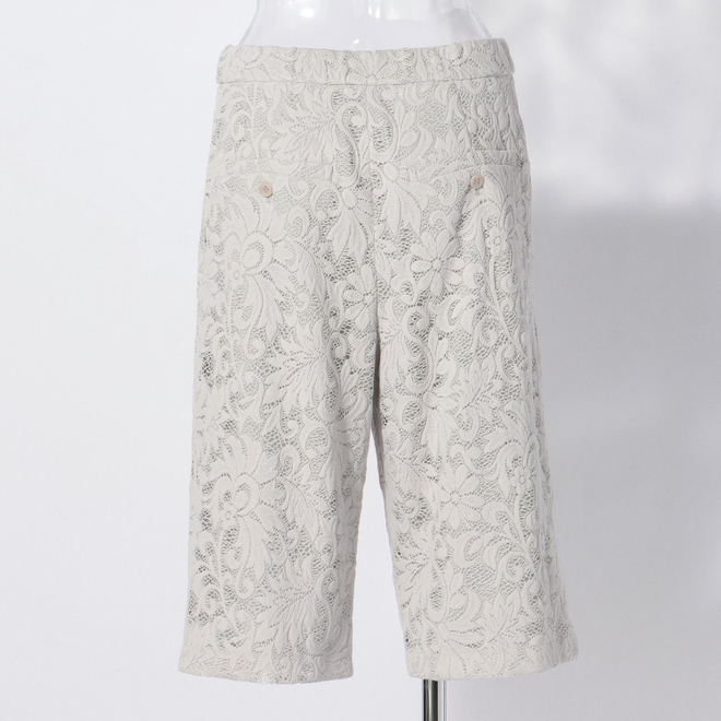 【期間限定】FLOWER LACE　パンツ 詳細画像 ライトグレー 7