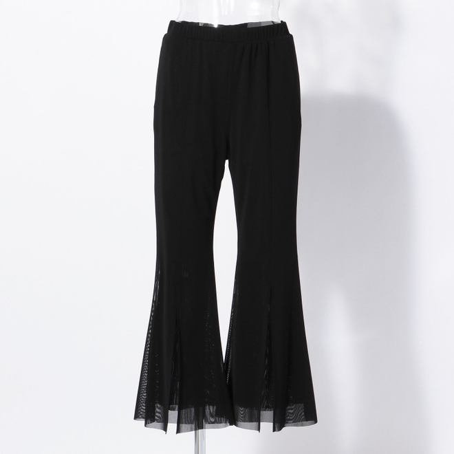 【期間限定】SOLID NETTING　パンツ 詳細画像 ブラック 5