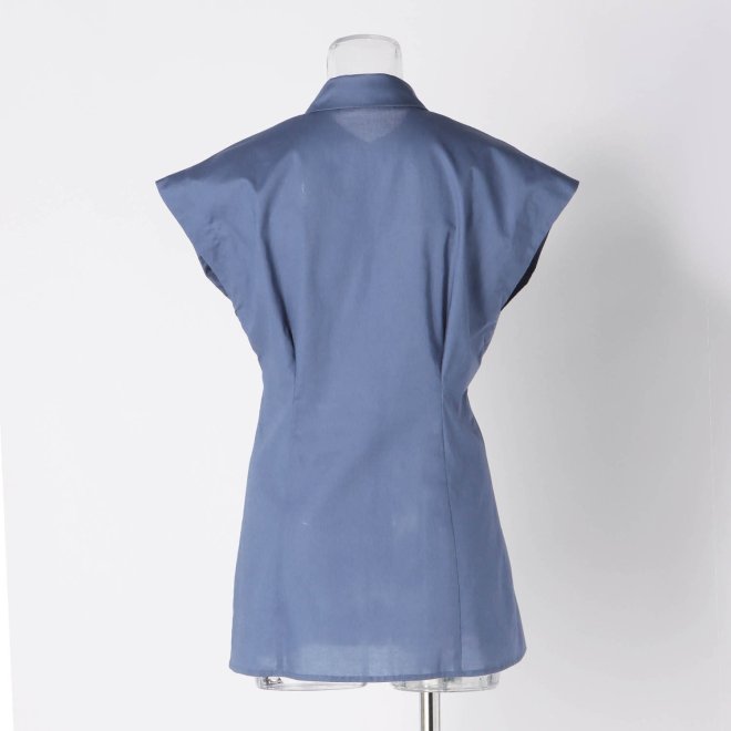 COTTON LAWN BLOUSE 詳細画像 ブルー 3