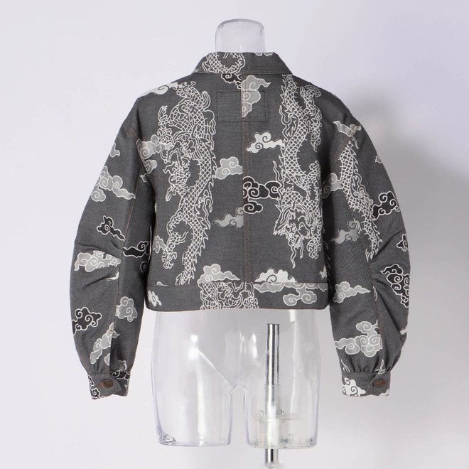 DRAGON DENIM JACQUARD　ジャケット 詳細画像 グレー 6