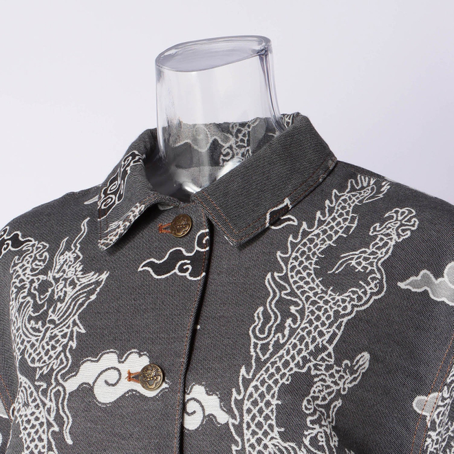 DRAGON DENIM JACQUARD　ジャケット 詳細画像 グレー 7