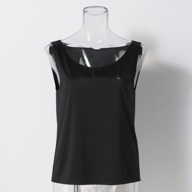 MUM EMB ON STRETCH NETTING PULL OVER　ブラウス 詳細画像 ブラック 3