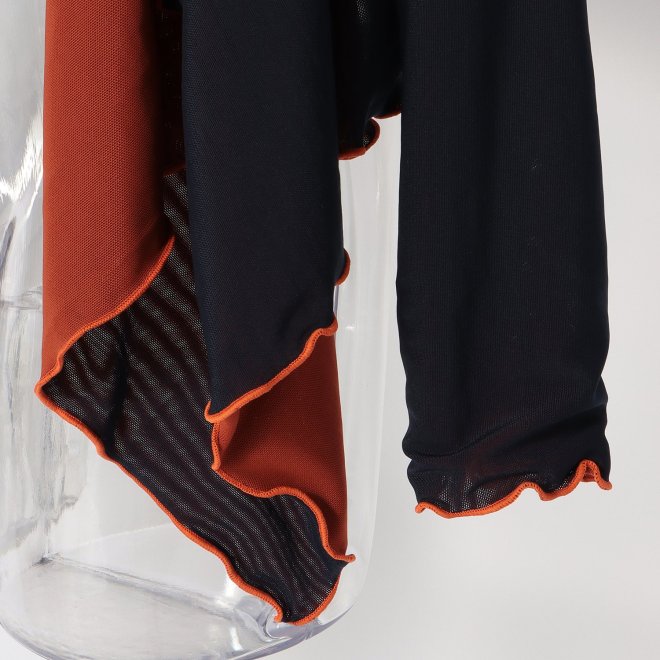 RIBERSBLE SHEER NETTING　ブラウス 詳細画像 ネイビー 5