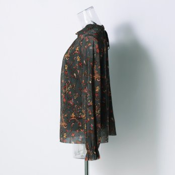 -confiture- ANIMAL CHINOISERIE PRINT　ブラウス 詳細画像