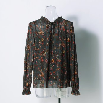 -confiture- ANIMAL CHINOISERIE PRINT　ブラウス 詳細画像