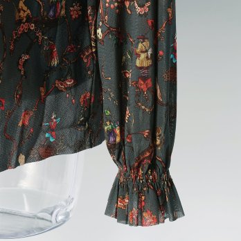 -confiture- ANIMAL CHINOISERIE PRINT　ブラウス 詳細画像