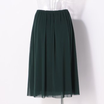 MUM EMB ON STRETCH NETTING OVERLAP SKIRT　スカート 詳細画像