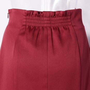 -confiture- STRETCH SATIN with CHINA BUTTON　スカート 詳細画像