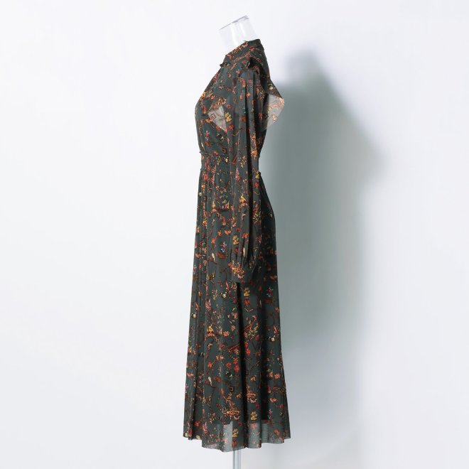 -confiture- ANIMAL CHINOISERIE PRINT　ドレス 詳細画像 グレー系マルチ 2