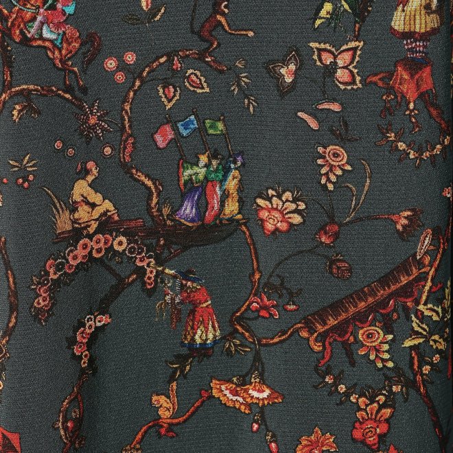-confiture- ANIMAL CHINOISERIE PRINT　ドレス 詳細画像 グレー系マルチ 6