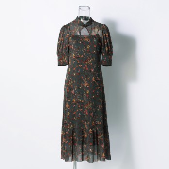 -confiture- ANIMAL CHINOISERIE PRINT　ドレス