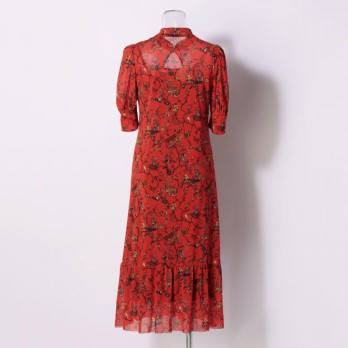 -confiture- ANIMAL CHINOISERIE PRINT　ドレス 詳細画像