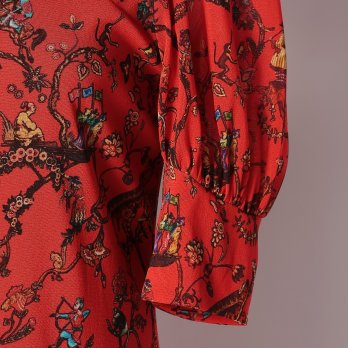 -confiture- ANIMAL CHINOISERIE PRINT　ドレス 詳細画像