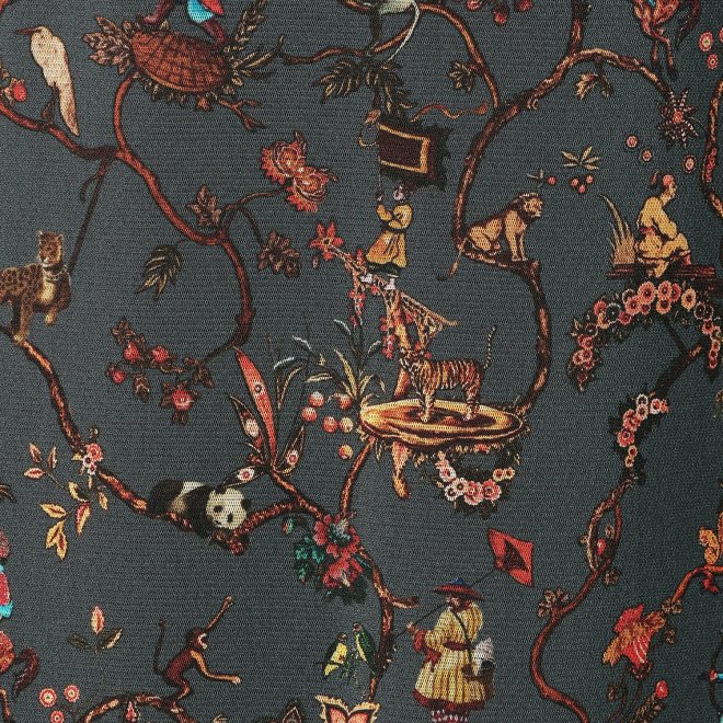 -confiture- ANIMAL CHINOISERIE PRINT　ドレス 詳細画像 グレー系マルチ 2