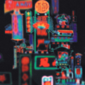 HONG KONG NEON PRINT PULLOVER　カットソー 詳細画像
