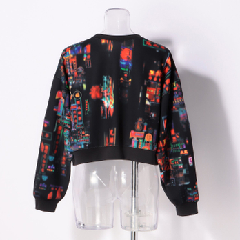 HONG KONG NEON PRINT PULLOVER　カットソー 詳細画像