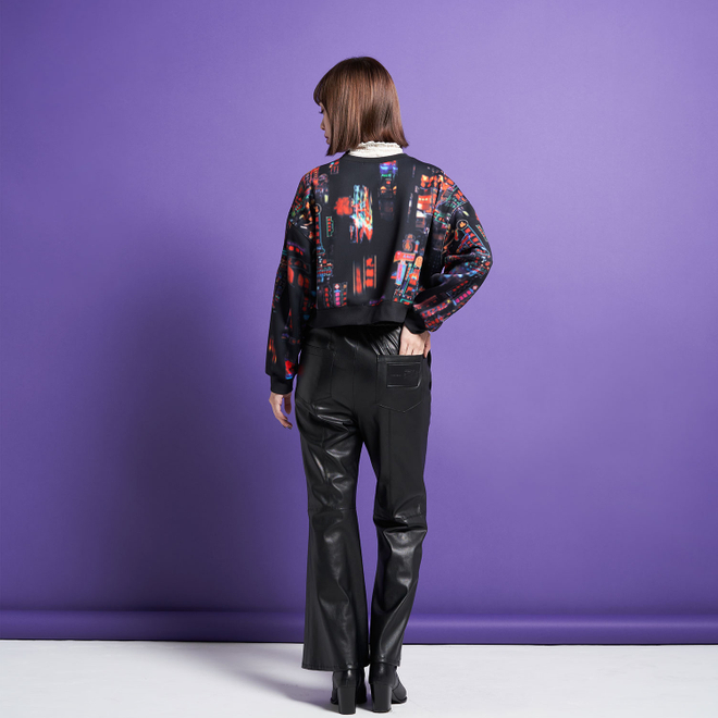 HONG KONG NEON PRINT PULLOVER　カットソー 詳細画像 黒系マルチ 3