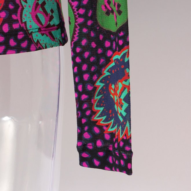 ORACLE ZODIAC PRINT STRETCH NET　ブラウス 詳細画像 パープル系マルチ 9
