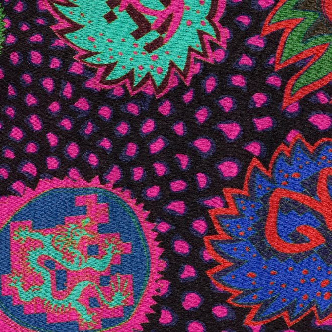ORACLE ZODIAC PRINT STRETCH NET　ブラウス 詳細画像 パープル系マルチ 10
