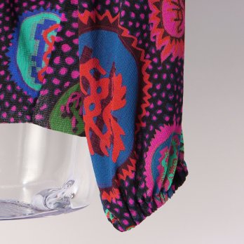 ORACLE ZODIAC PRINT STRETCH NET　ブラウス 詳細画像
