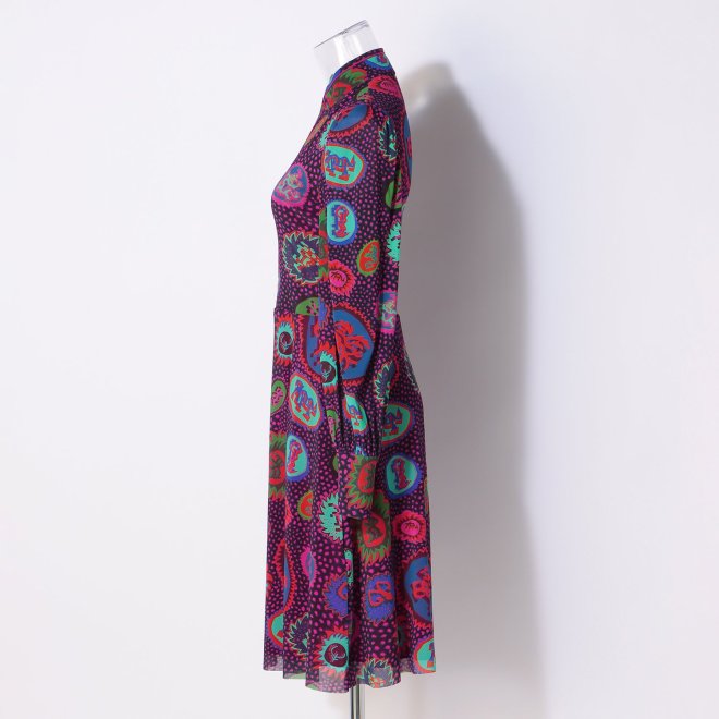 ORACLE ZODIAC PRINT STRETCH NET　ドレス 詳細画像 パープル系マルチ 6