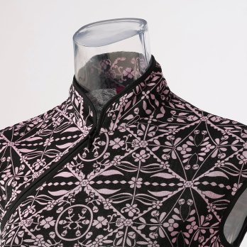 FLOWER PRINTED ON STRETCH  NETTING　ドレス 詳細画像