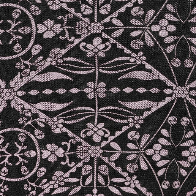 FLOWER PRINTED ON STRETCH  NETTING　ドレス 詳細画像 黒系マルチ 8
