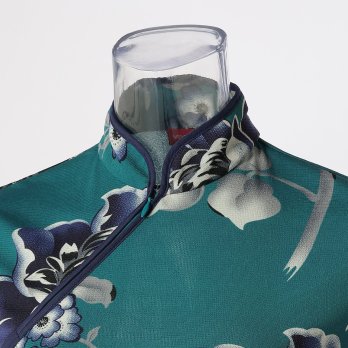 FLOWER PRINTED ON STRETCH  NETTING　ドレス 詳細画像