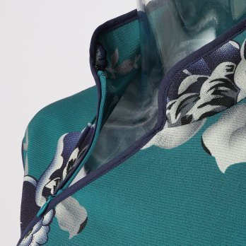 FLOWER PRINTED ON STRETCH  NETTING　ドレス 詳細画像