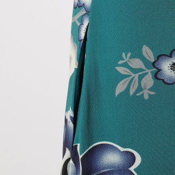 FLOWER PRINTED ON STRETCH  NETTING　ドレス 詳細画像