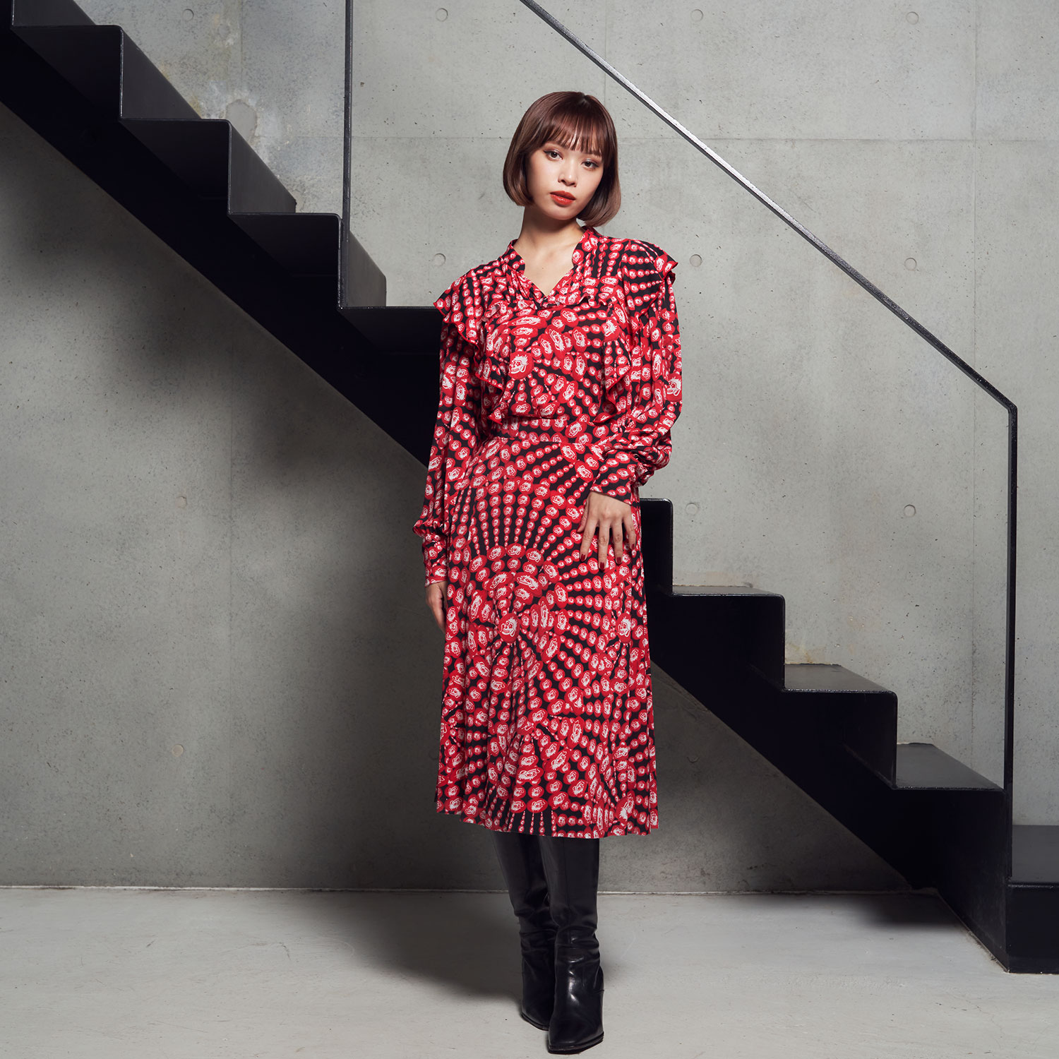 送料無料キャンペーン DRAGON MANDALA TAM（ヴィヴィアン スカート｜VIVIENNE PRINT スカート