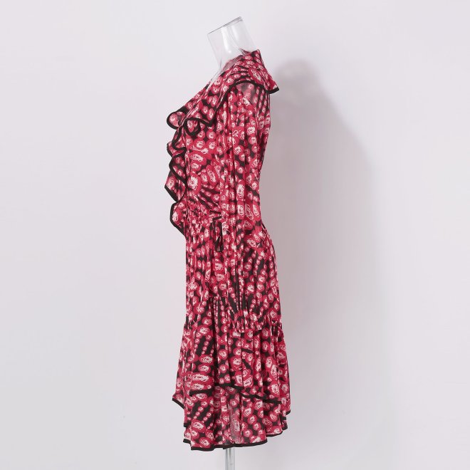 DRAGON MANDALA PRINT　ドレス 詳細画像 赤系マルチ 6