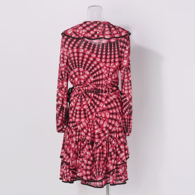 DRAGON MANDALA PRINT　ドレス 詳細画像 赤系マルチ 7