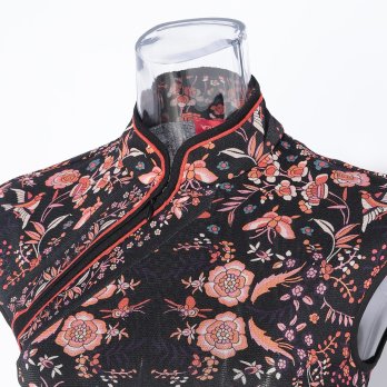 FLOWER EMBROIDERY PRINT　ドレス 詳細画像