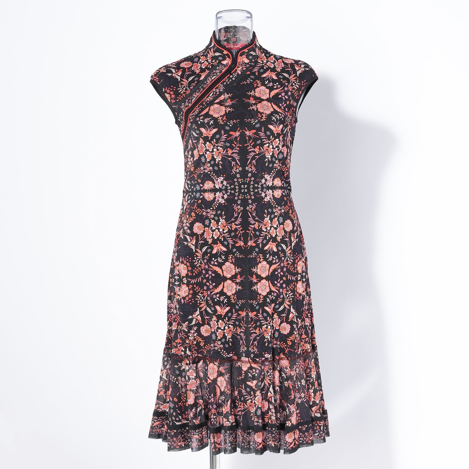 FLOWER EMBROIDERY PRINT ドレス｜VIVIENNE TAM（ヴィヴィアン