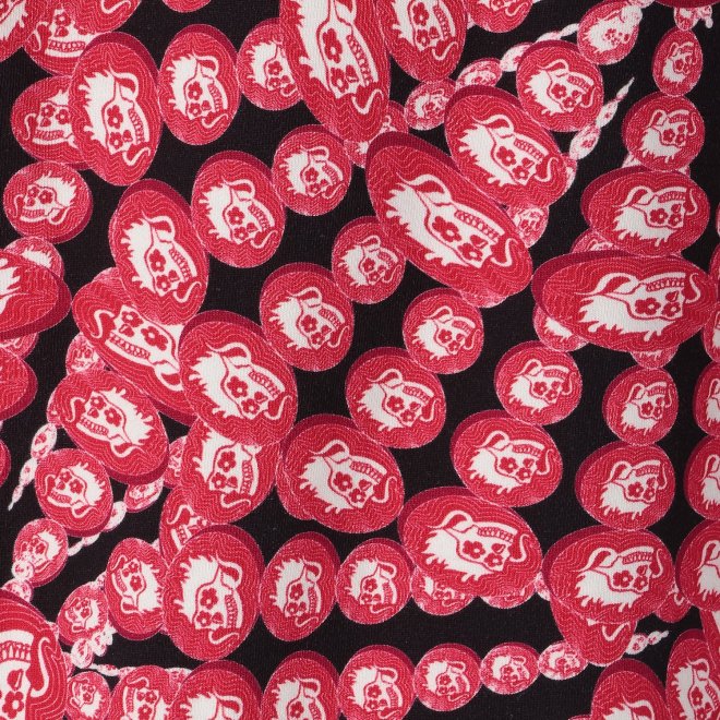 DRAGON MANDALA PRINT　プルオーバー 詳細画像 赤系マルチ 6