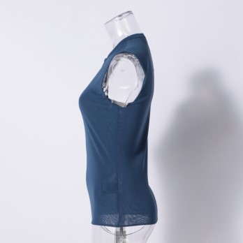 【期間限定】SOLID STRETCH NETTING　ブラウス 詳細画像