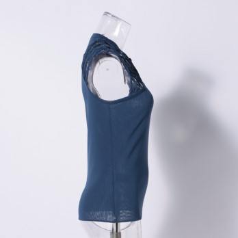 【期間限定】SOLID STRETCH NETTING　ブラウス 詳細画像
