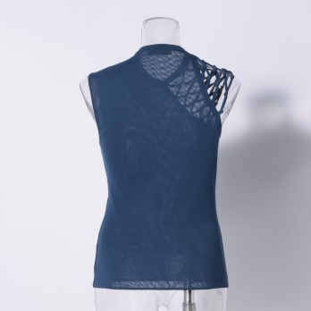 【期間限定】SOLID STRETCH NETTING　ブラウス 詳細画像