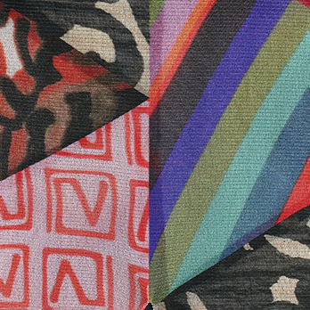TRIANGLE PATTERN PATCHWORK PRINT　ドレス 詳細画像
