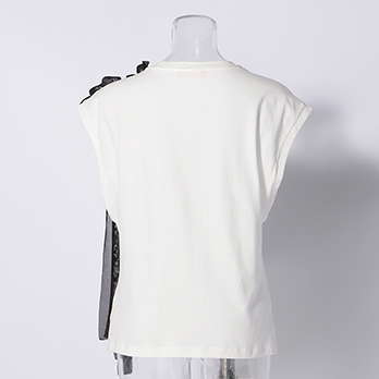 【期間限定】KNOT NET PATCH ON T-SHIRT　 詳細画像