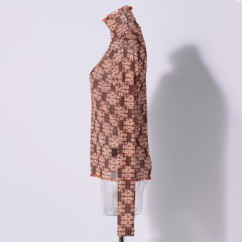 SOLIDARITY PATTERN PRINT　ブラウス 詳細画像